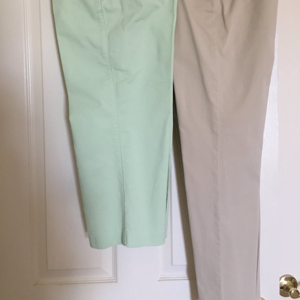 Talbots stretch crop pants and pants lot of 2 Size 4&6 - Picture 5 of 5
